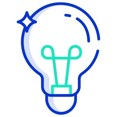  tungsten ampul ağ simgesi basit vektör illüstrasyonu