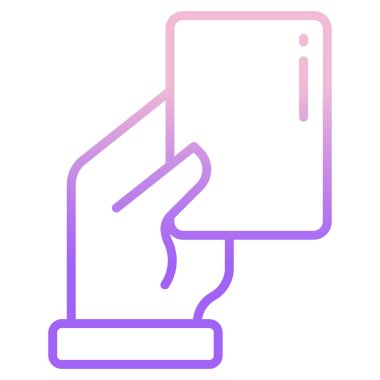 Basit vektör simgesi, Amonestation illüstrasyonu