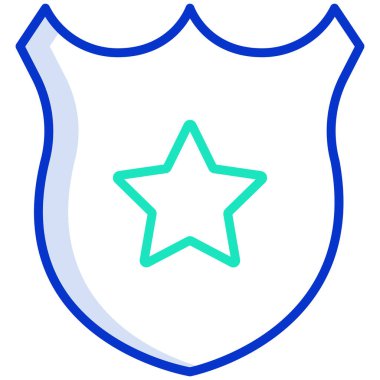 yıldız simgesi, vektör çizimi