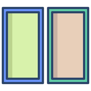 çerçeve simge vektör çizim 