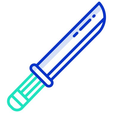 Bıçak ağ simgesi, vektör illüstrasyonu 