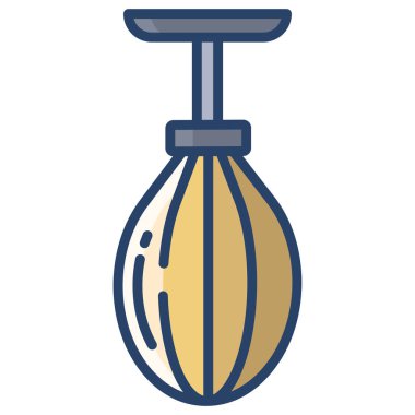 Basit vektör simgesi, hız torbasının çizimi