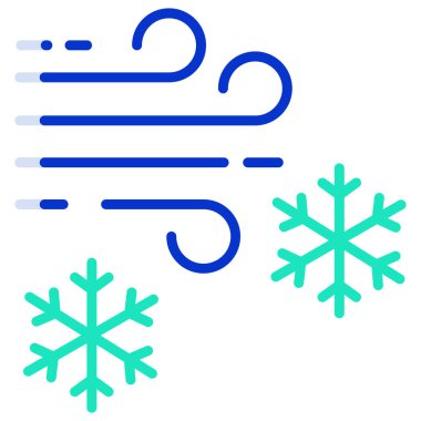 Kar. Web simgesi basit illüstrasyon