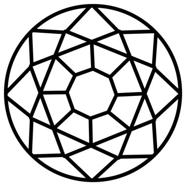 Mücevher. Web simgesi basit illüstrasyon