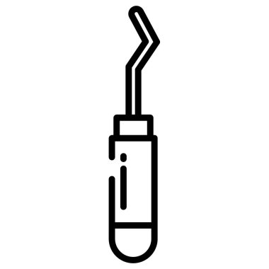 Tornavida. Web simgesi basit illüstrasyon