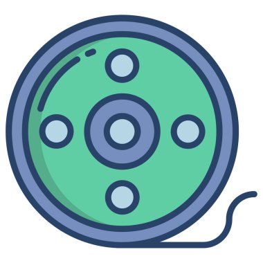 Makara. Web simgesi basit illüstrasyon