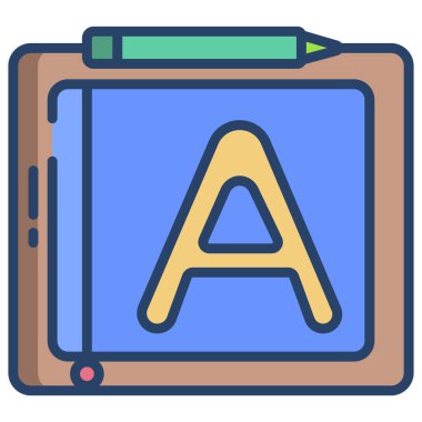 Beyaz arkaplanda basit vektör simgesi