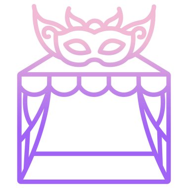 Basit vektör simgesi, Sahne illüstrasyonu