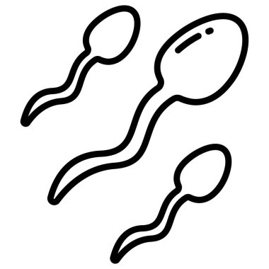 sperm, web simgesi basit tasarım