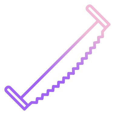 Gördüm. Web simgesi basit illüstrasyon