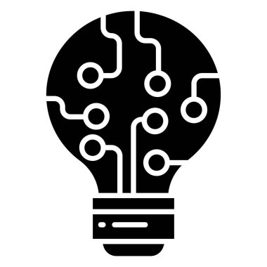 Fikir, yenilik, yaratıcılık, optimizasyon, seo, pazarlama, yönetim, sağlam kabartma simgesi
