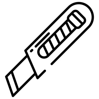 Kesici. Web simgesi basit illüstrasyon