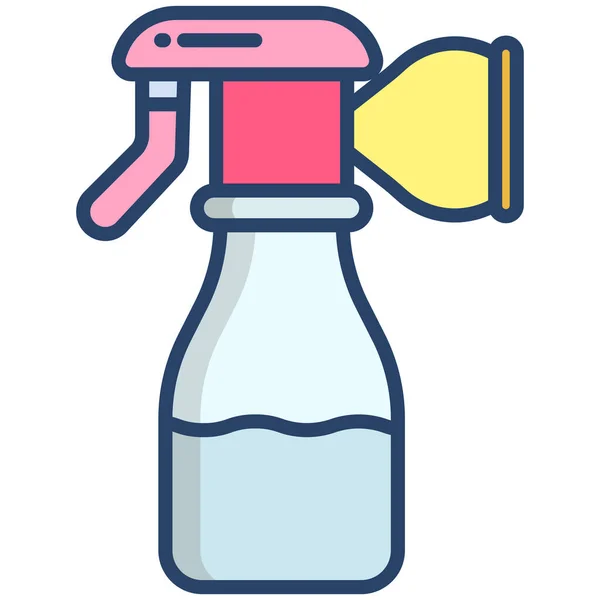 Water Bottle Simple Illustration — Stock Vector
