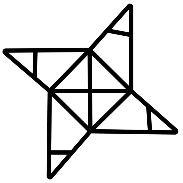 Kite Web Icon Simple Illustration — Stock Vector