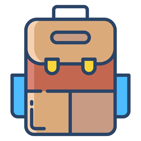 Vector Illustration Backpack — Stock Vector