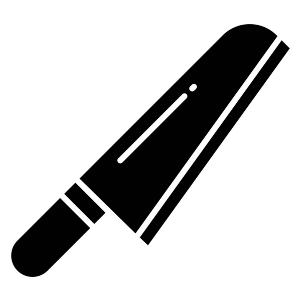 Cuchillo Icono Web Ilustración Simple — Archivo Imágenes Vectoriales