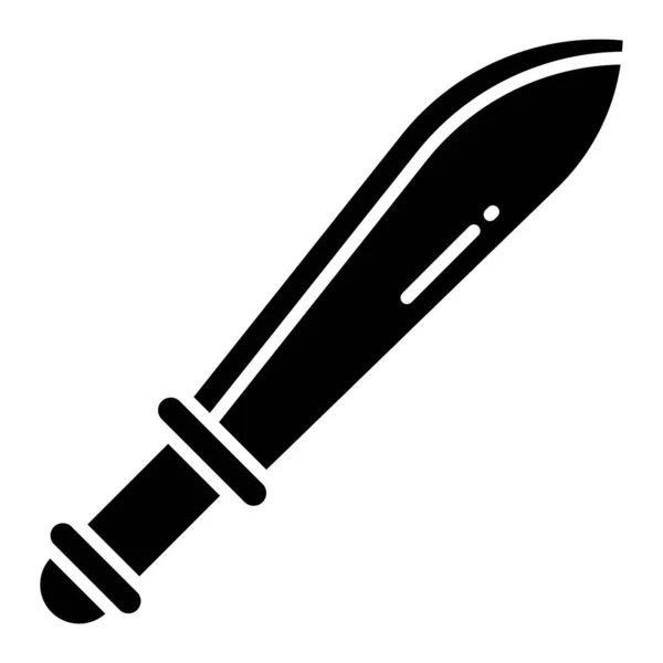 Sword Simple Icon Vector Illustration — Stock Vector