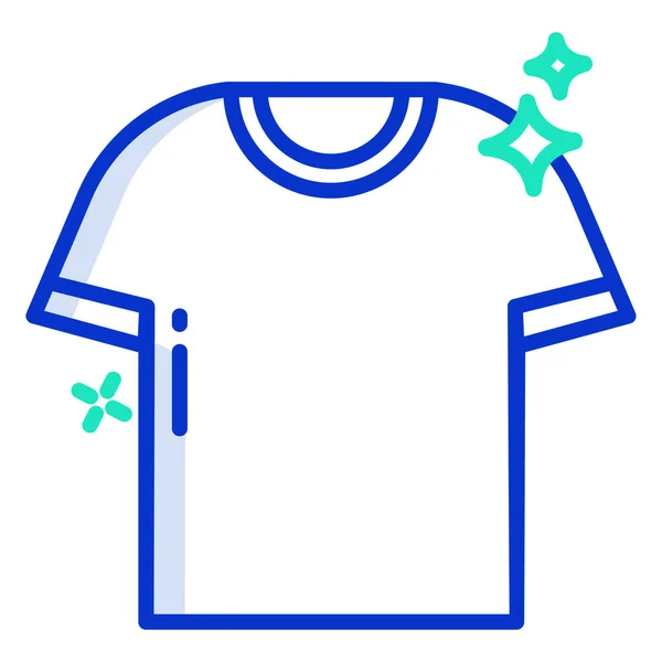 Shirt Ícone Vetorial Simples Fundo Branco — Vetor de Stock