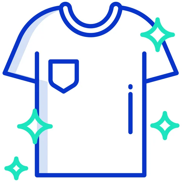 Shirt Ícone Simples Ilustração Vetorial — Vetor de Stock