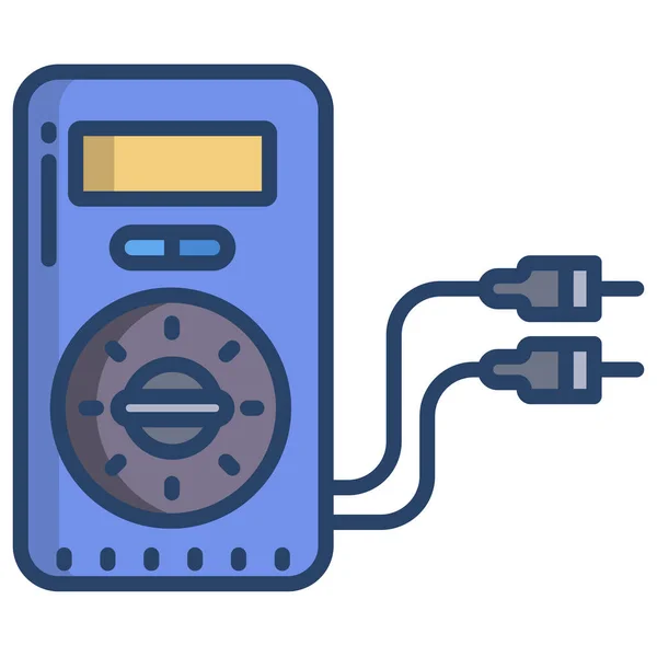 Stromanschluss Einfache Illustration — Stockvektor