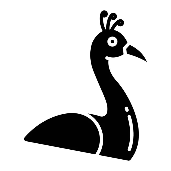 Ilustração Vetorial Pássaro Bonito Dos Desenhos Animados —  Vetores de Stock