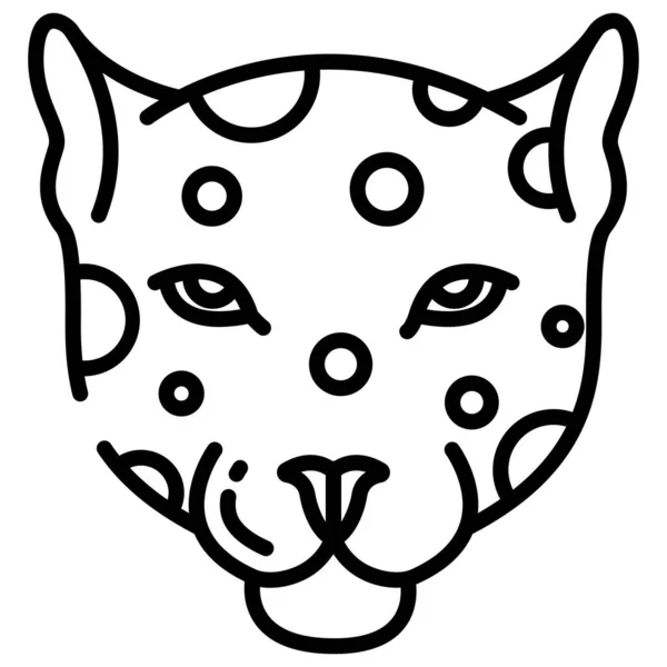 Kot Ikona Web Prosta Ilustracja — Wektor stockowy