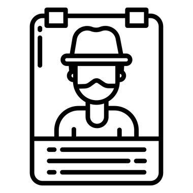 Aranan web simgesi basit vektör illüstrasyonu