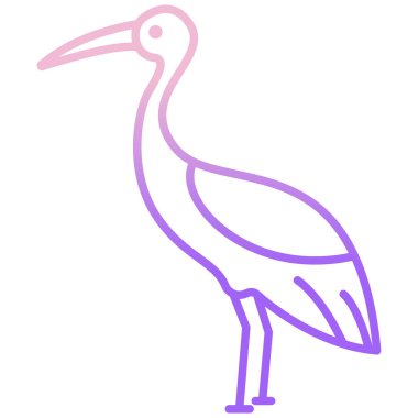 Web simgesi, vektör çizim vinç 