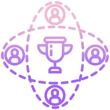 Basit vektör simgesi, Başarının illüstrasyonu