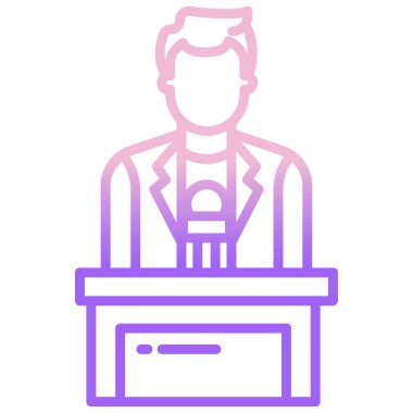 Basit vektör simgesi, insanın resmi