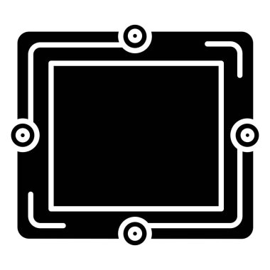 çerçeve simge vektör çizim 