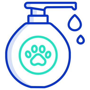 Hayvan Şampuanı vektör resimleme arkaplanı