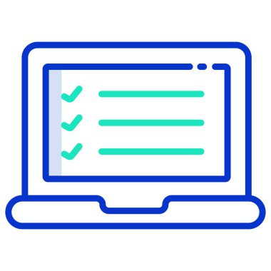 Bilgisayar. Web simgesi basit illüstrasyon