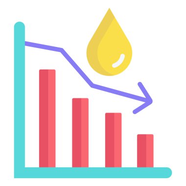 Yağ. Web simgesi basit illüstrasyon