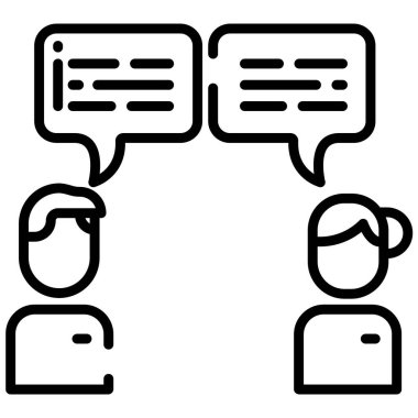 Geri besleme simgesi vektör illüstrasyonu 