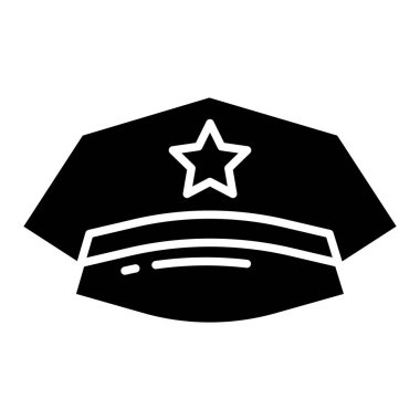 Mezuniyet şapka simge vektör çizim