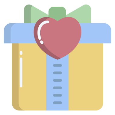 Hediye ikonu vektörü. Hediye vektör simgesi. doğum günü hediyesi