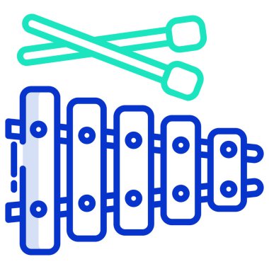 Müzik. Web simgesi basit tasarım