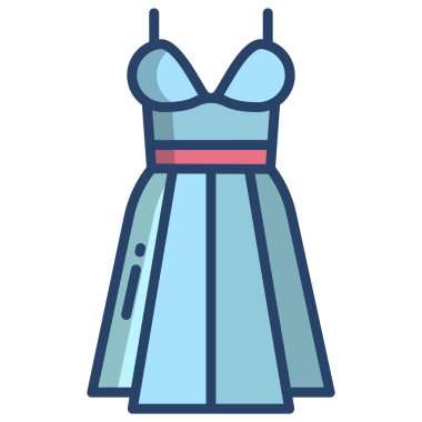 Elbise. Web simgesi basit illüstrasyon