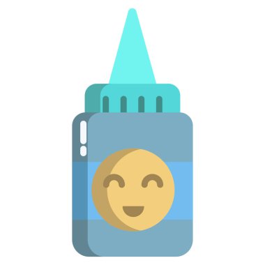 Gülen surat. Basit illüstrasyon