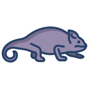 Tatlı bir çizgi film timsahının vektör çizimi