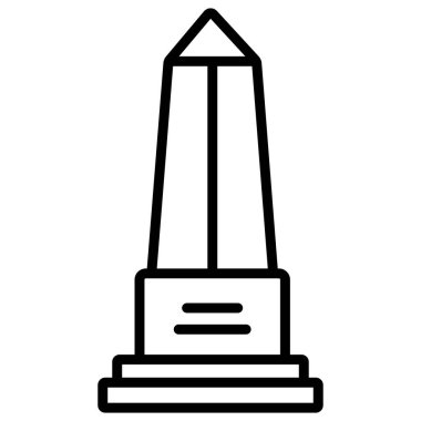 Bina. Web simgesi basit illüstrasyon