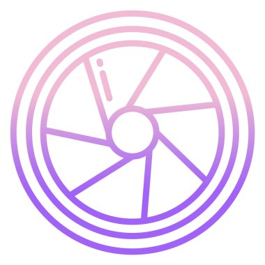 Basit vektör simgesi, açıklığın resmedilmesi 