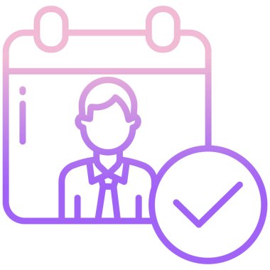 Web simgesi adam vektör illüstrasyonu 