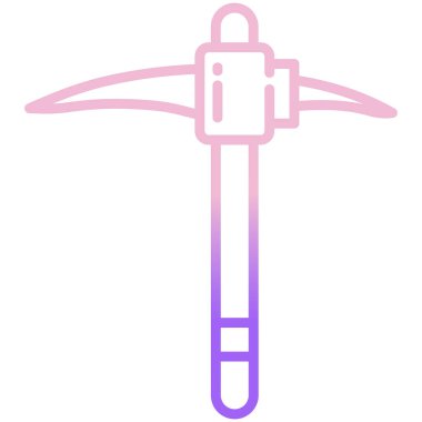 Beyaz arkaplan üzerindeki basit Scythe simgesi