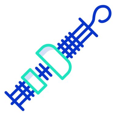 Beyzbol sopası. Basit resimleme