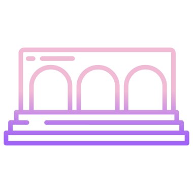 Kiliseye. Web simgesi basit illüstrasyon