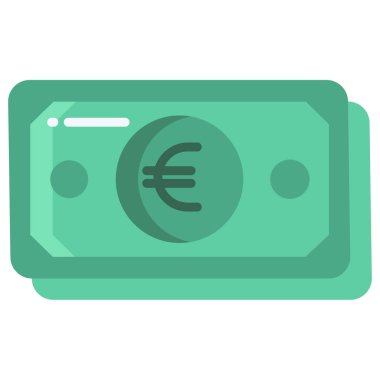 Para için. Web simgesi basit illüstrasyon