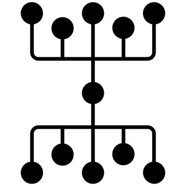 Molekül. Web simgesi basit illüstrasyon