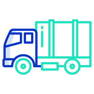 Kamyon. Web simgesi basit illüstrasyon